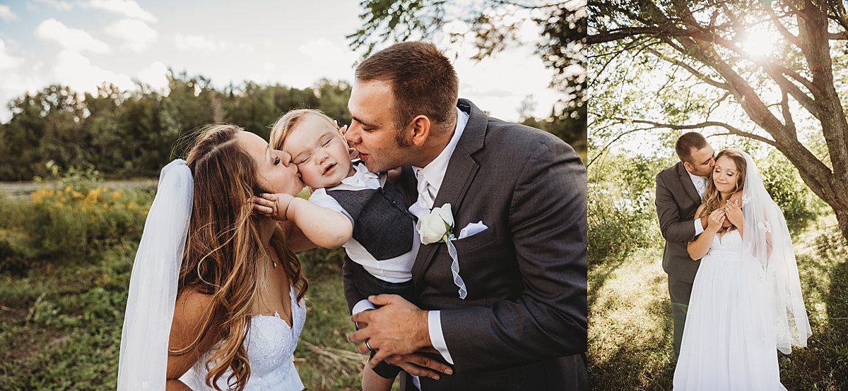  A couple of our wedding photos from 2020! With Noah by our side too, he was just under one years old! Wedding photos by Leah Holston Photography! 