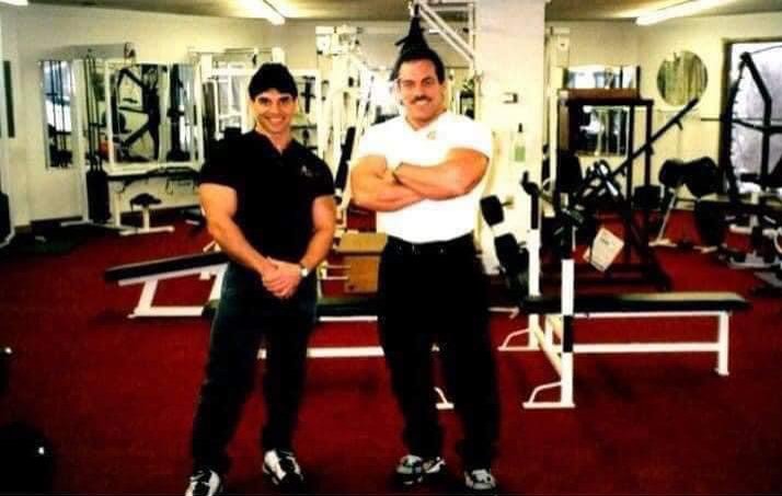 My dad (left) and uncle (right) in the early days of their business.