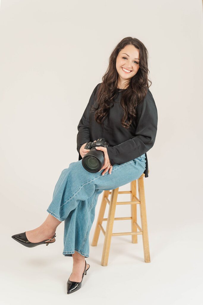 Branding photos of a Northern Michigan wedding photographer