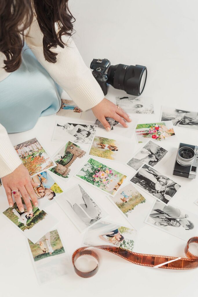 Branding photos of a Northern Michigan wedding photographer