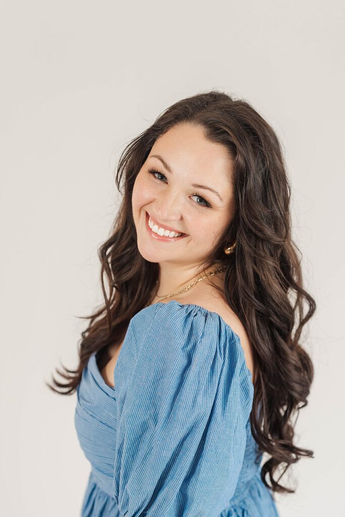 Behind the scenes branding photos for a Northern Michigan wedding photographer