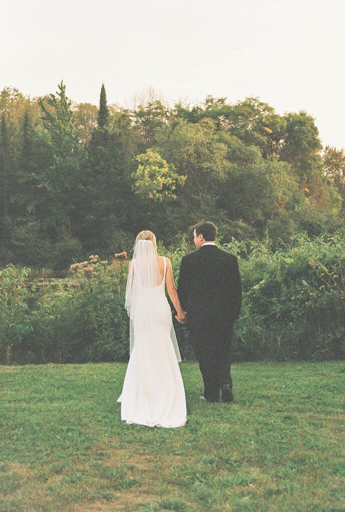 Timeless film images from a Northern Michigan wedding