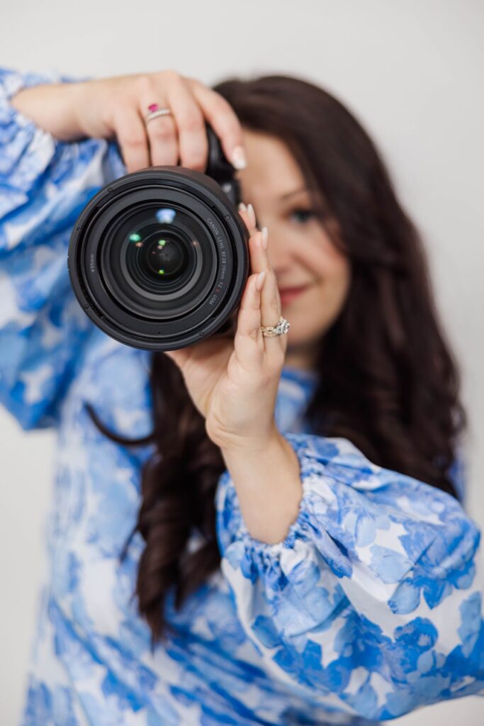 Branding photos of a Northern Michigan wedding photographer