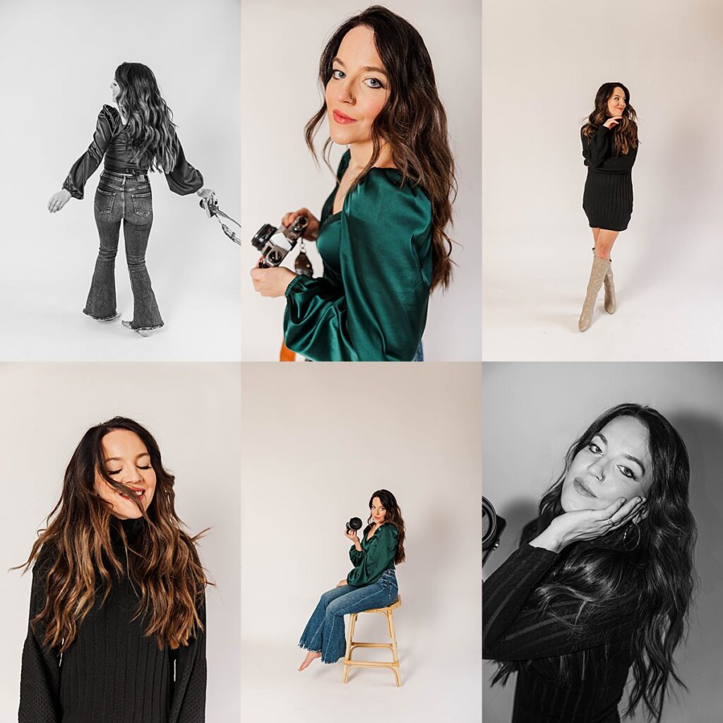 Branding session photographed at a Traverse City studio