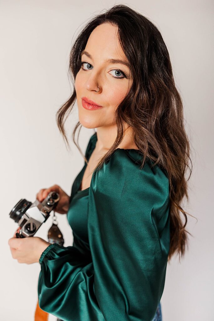 Studio branding photos for a creative business owner