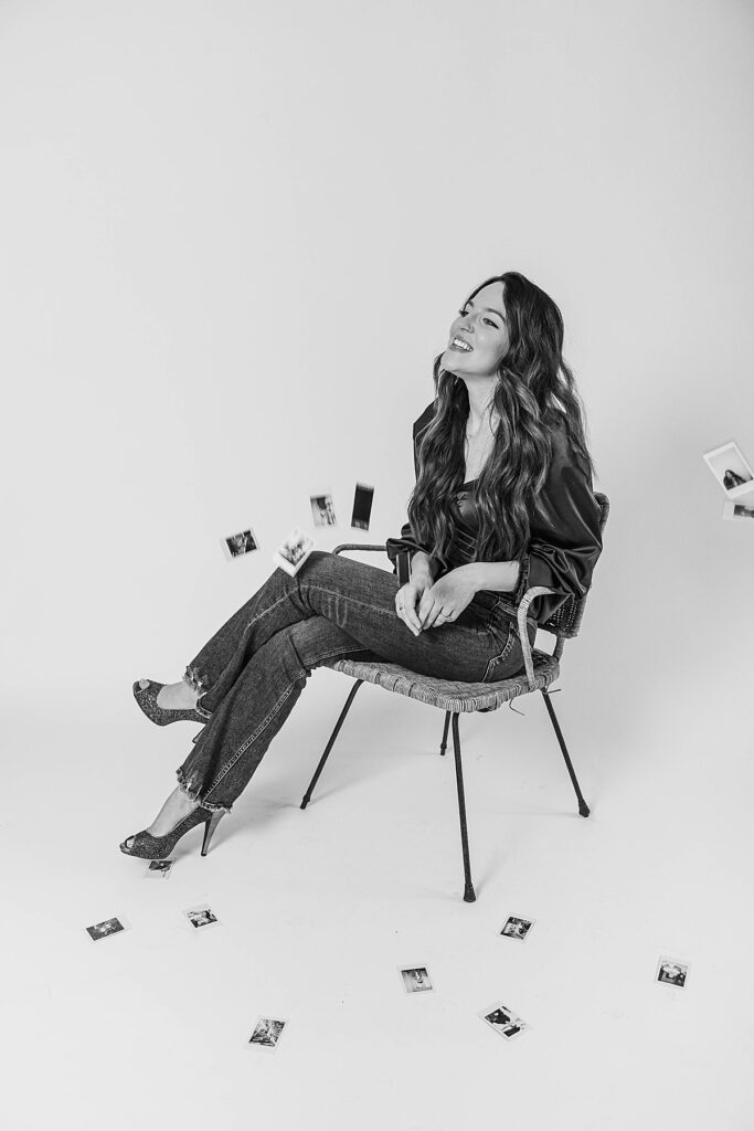 Creative branding photography in a Traverse City studio space