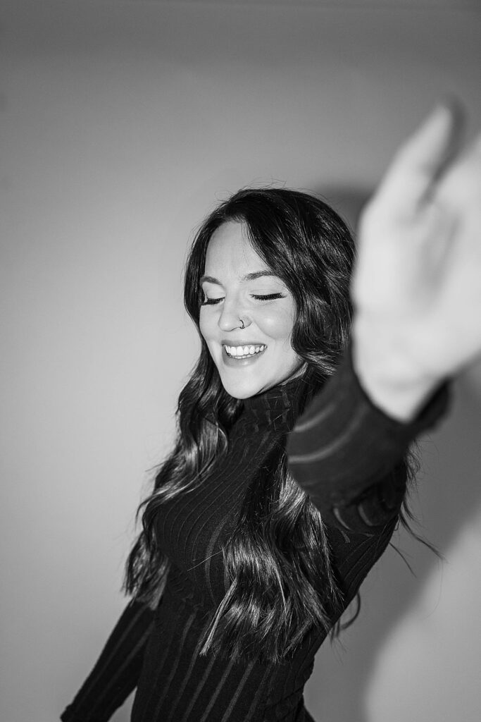 Editorial branding portraits in a Traverse City studio