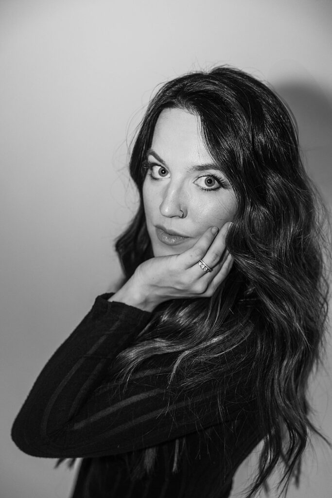 Studio branding photos for a creative business owner