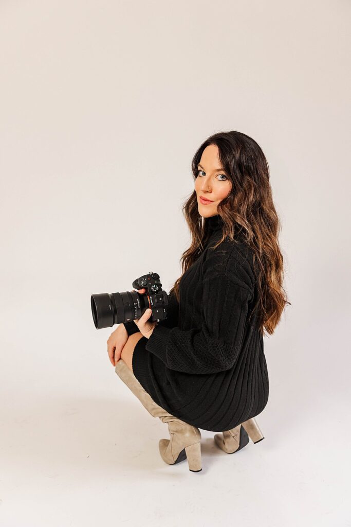 Studio branding photos for a creative business owner