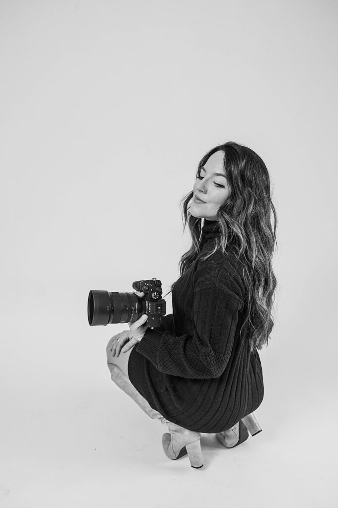 Branding session photographed at a Traverse City studio