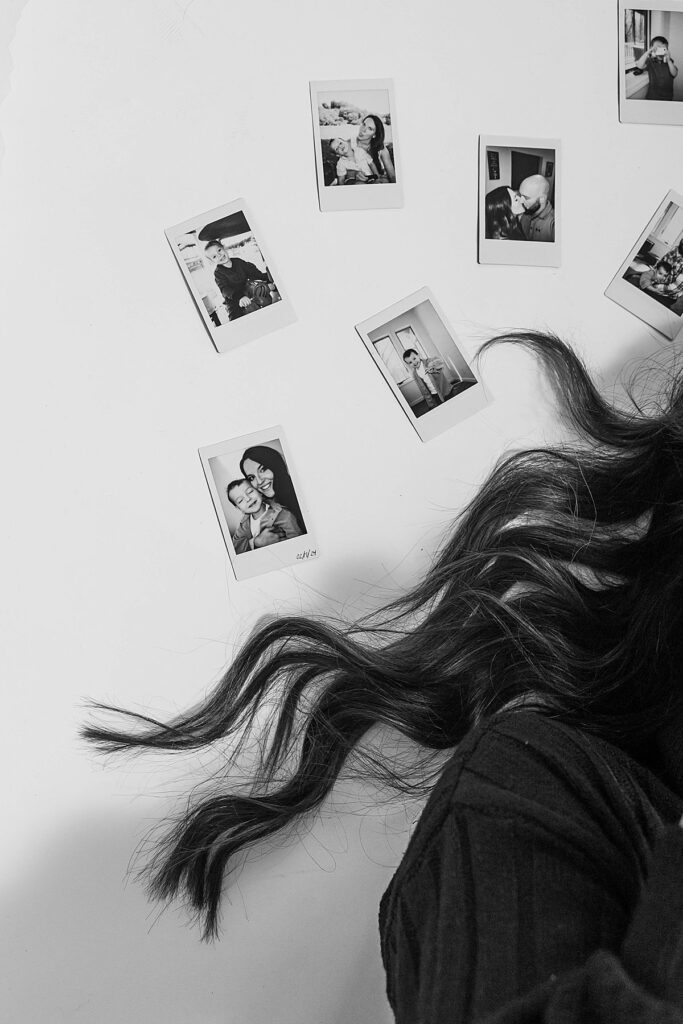 Editorial headshot photographed in a Traverse City studio