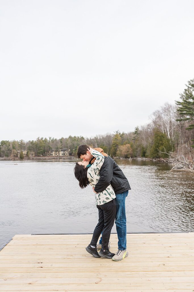 Boardman Lake Trail proposal with water and trees in Traverse City