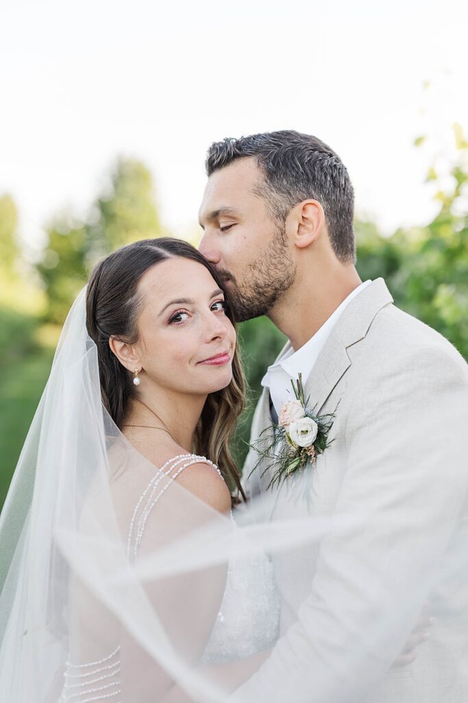 Couple portraits at Bay View Weddings at Gallagher Farms in Northern Michigan