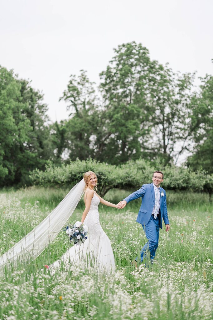 Bride and groom portraits by a Grand Rapids area wedding photographer, celebrating love and meaningful moments