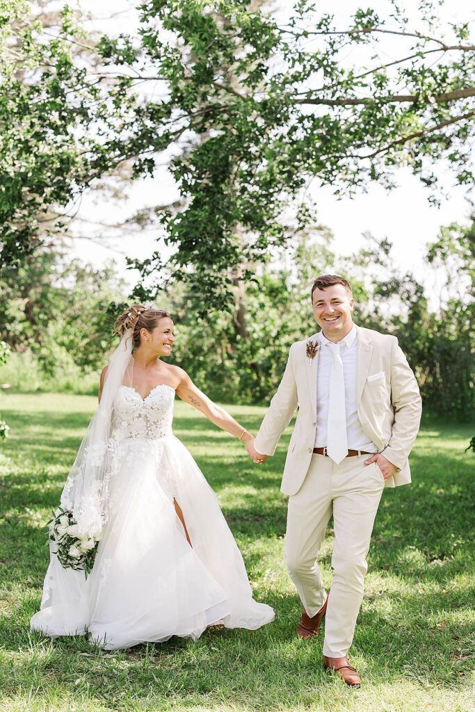 Wedding celebration at Blue Sky Barn featuring heartfelt moments and laughter