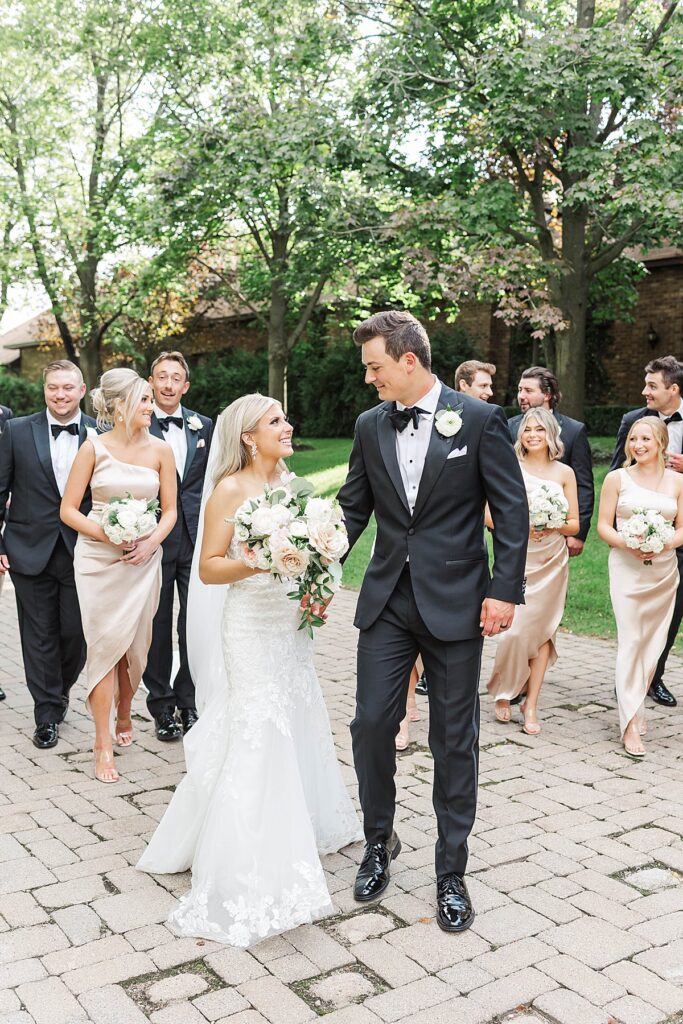 Elegant wedding celebration at Indianwood Country Club