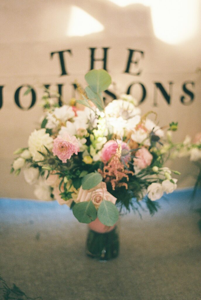 Romantic wedding details documented on film at Bayview