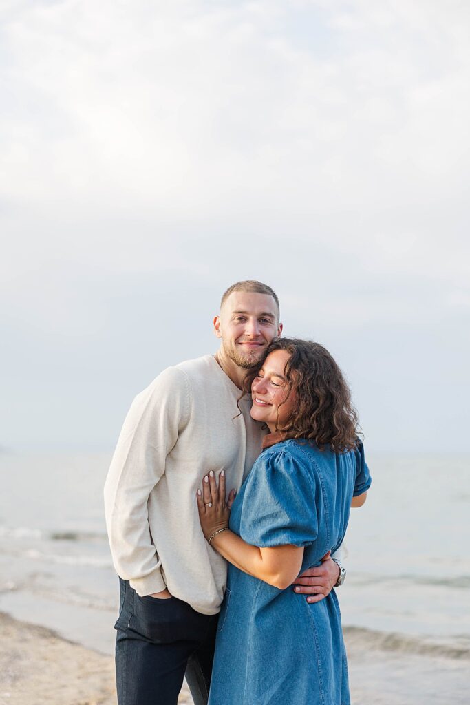 Emotional Elk Rapids beach proposal captured in Northern Michigan