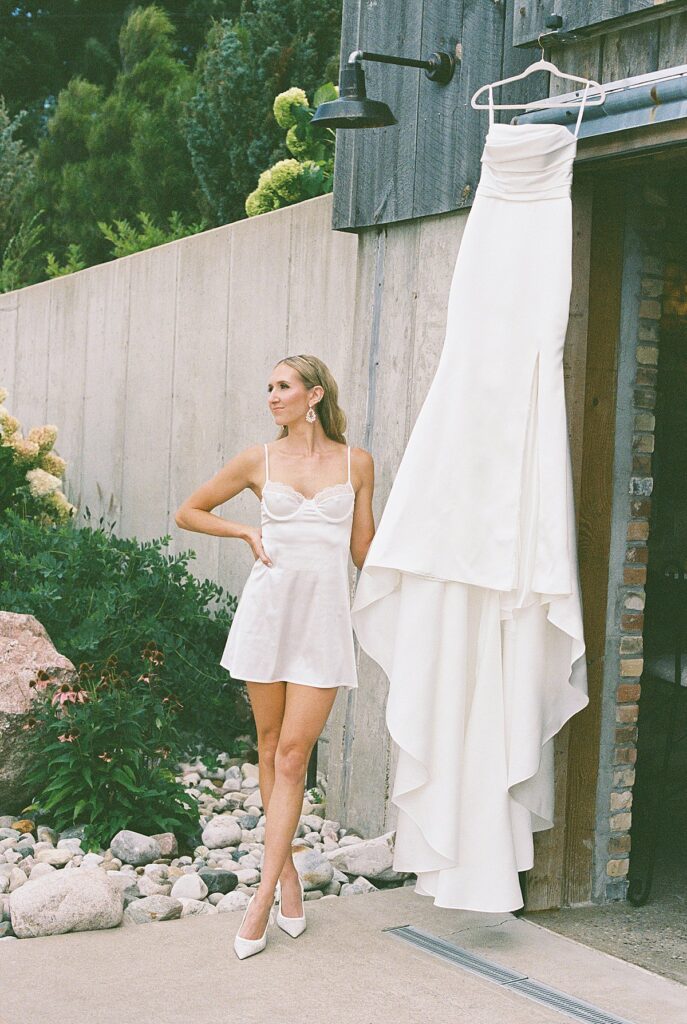 35mm film photograph from a Heritage Wedding Barns wedding