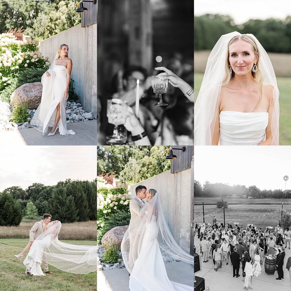 Candid moments from a Northern Michigan wedding day