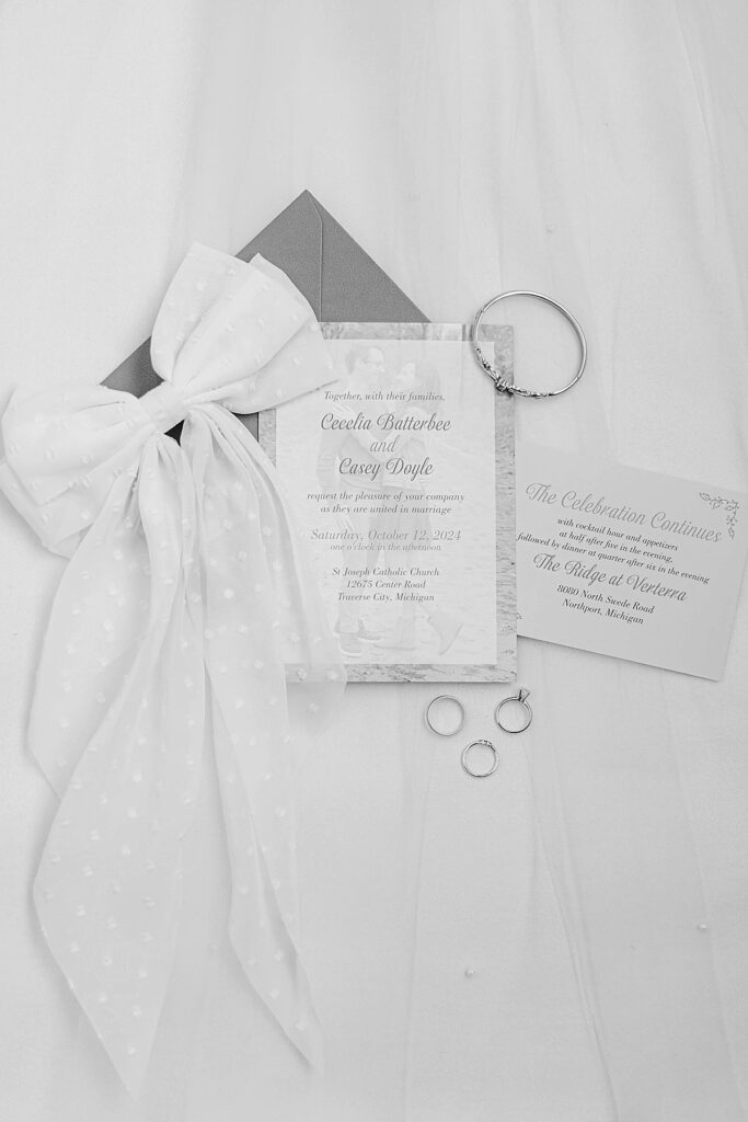 Timeless Old Mission Peninsula wedding at St. Joseph Catholic Church