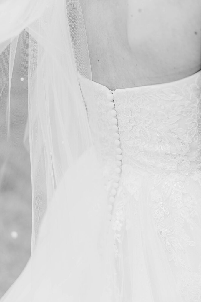 Bridal portraits at St. Joseph Catholic Church on Old Mission Peninsula