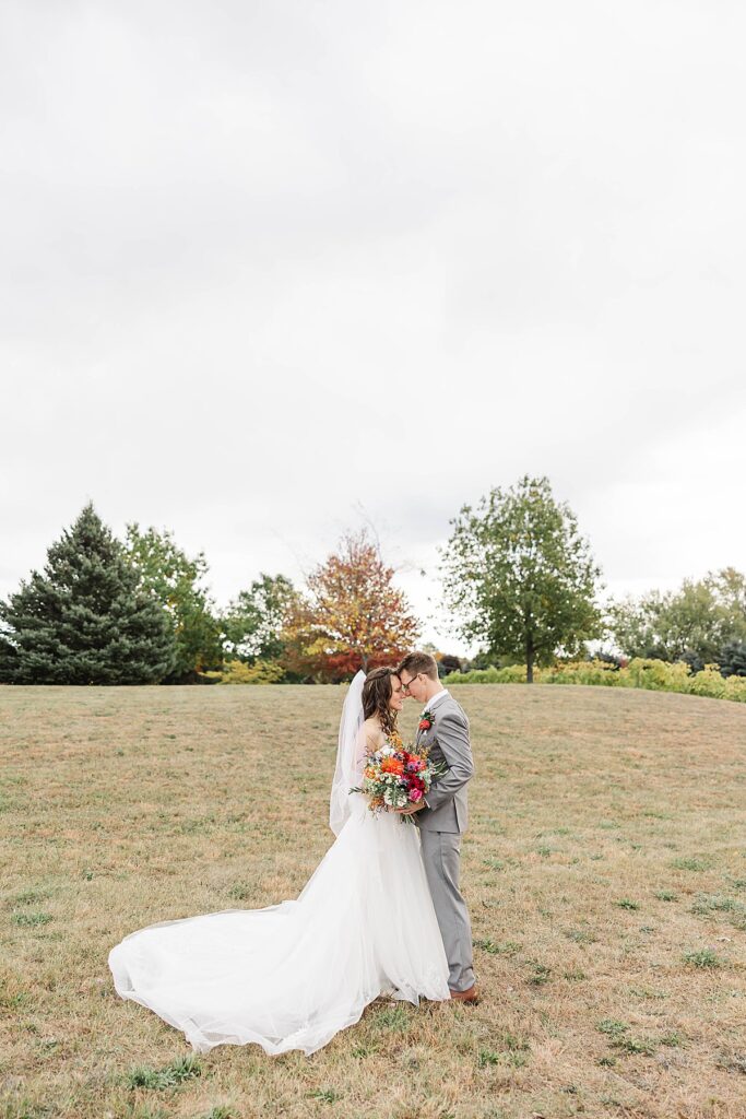 Romantic couple portraits on Old Mission Peninsula